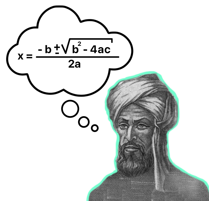 Bhaskara está pensando na fórmula quadrática