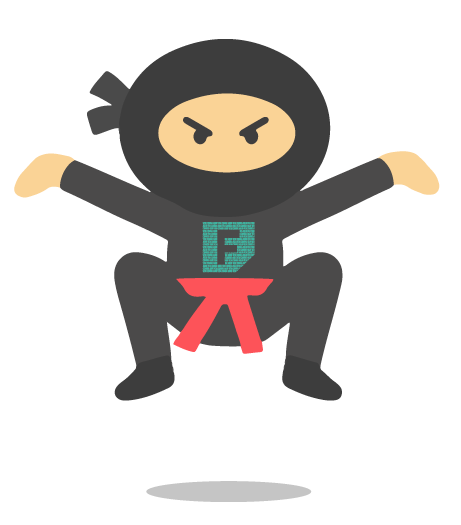 ninja do Ferretto no vértice da parábola