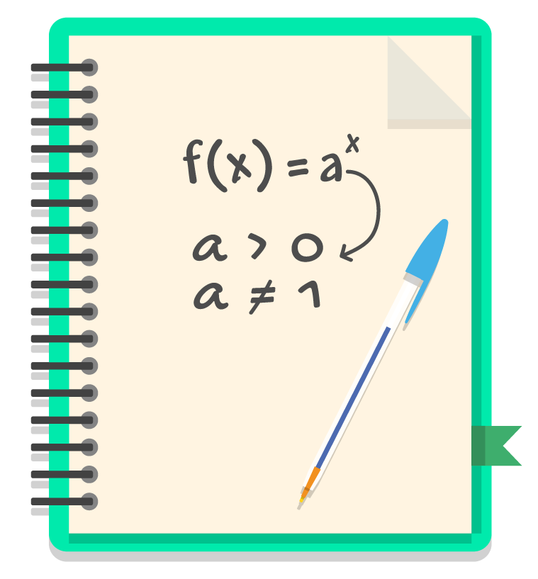 em uma função exponencial f(x) = aˆx, a deve ser maior que zero e diferente de 1