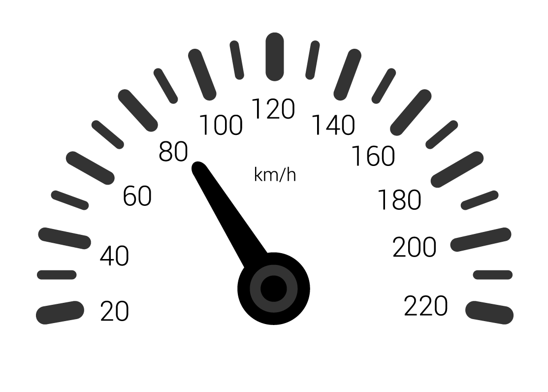 velocímetro de veículo