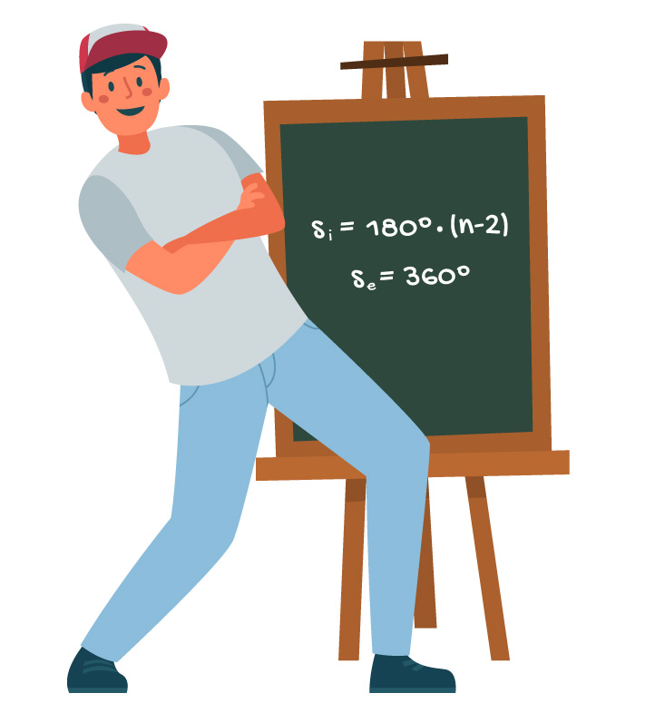 Si = 180˚.(n-2) e Se = 360˚