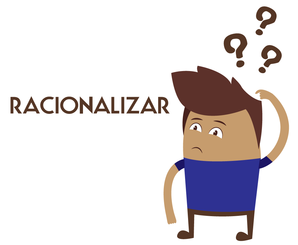 aluno pensando o que é racionalizar